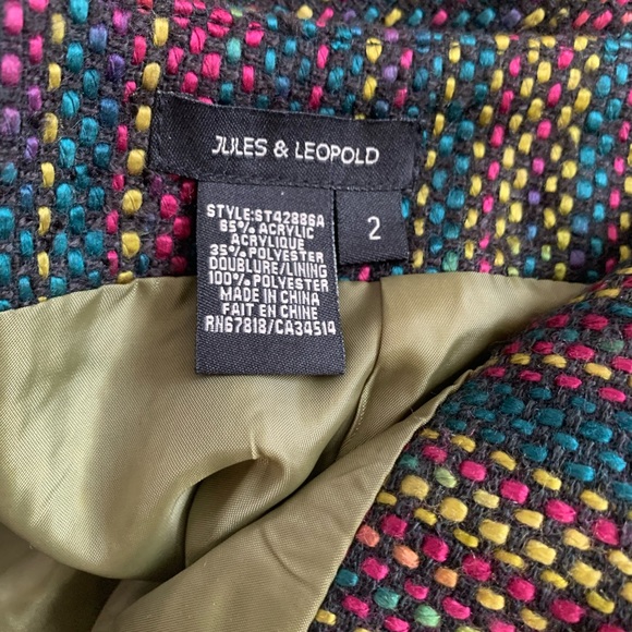 Colorful Tweed Pencil Skirt { Jules & Leopold } - Picture 6 of 8